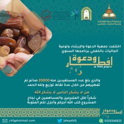 تقييمكم لمشروع إفطار ودعوة لعام 2023